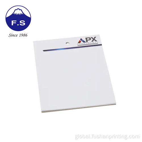 China Glued head woodfree paper customized logo notepad printed Supplier